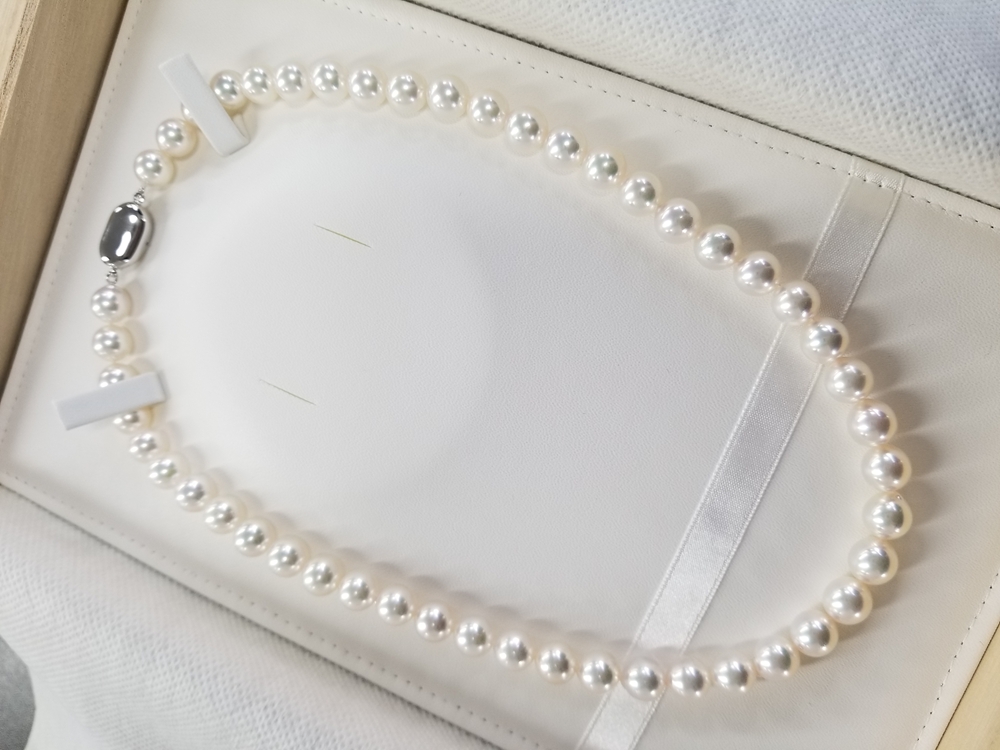 あこや本真珠ネックレス(パール7.5mm-8.0mm)